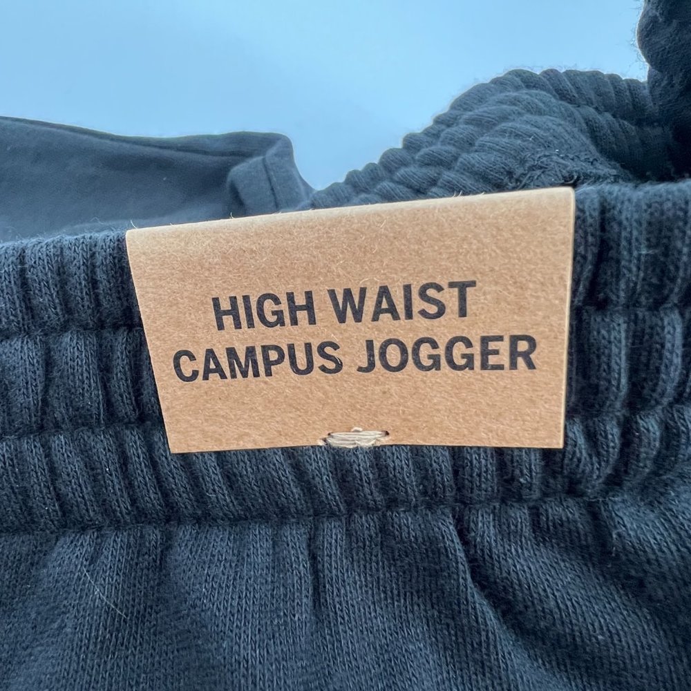 Victoria's Secret PINK Women's Pull On High-Waist Campus Joggers Black XL NWT - Picture 5 of 9